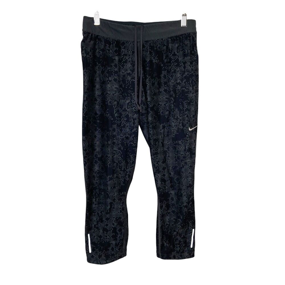 Nike Sri-Fit Womens Relay Crop Reflective Running Pants Size M Medium Legging